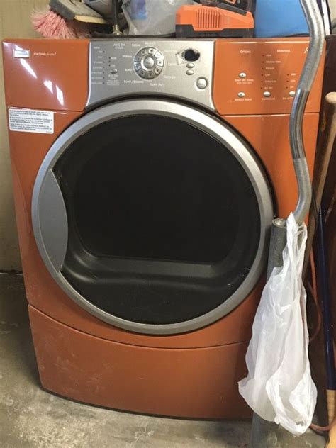 Kenmore Elite He4t Burnt Orange Washer And Dryer Combo For Sale In