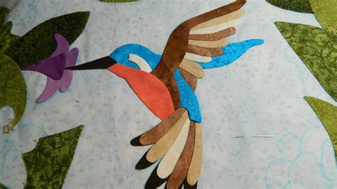 Dscn5596 Simple Bird Applique Hummingbird Art Bird Quilt Blocks