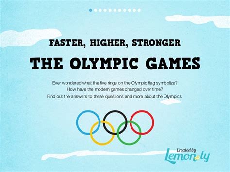 Olympic Games Fast Facts