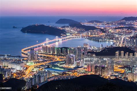 At that time busan's port was crucial to receive war materials and aid, such as fabrics and processed foods to keep the economy stable. Night View Of Busan City Stock Photo | Getty Images