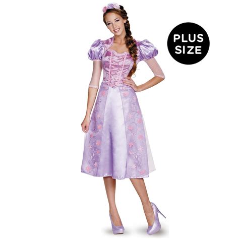 Disney Princess Deluxe Plus Size Rapunzel Costume For Women Xl 18 20