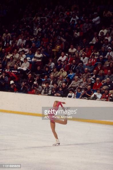 Denise Biellmann Competing In The Womens Figure Skating Event At The