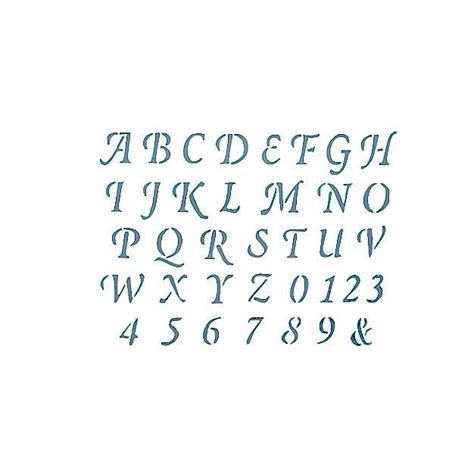 Old English Capital Letters Alphabet Stencil For Walls Etsy Uk Old