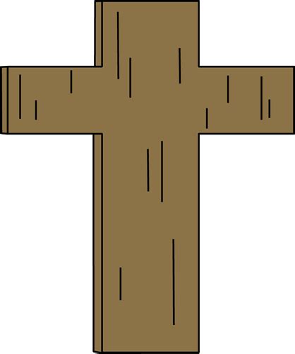 Christian Cross Clip Art Brown Cross Cliparts Png Download 418500