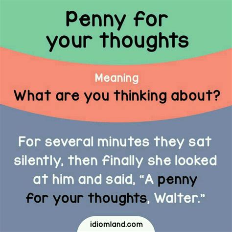 penny for your thoughts english vocabulary words learn english vocabulary learn english