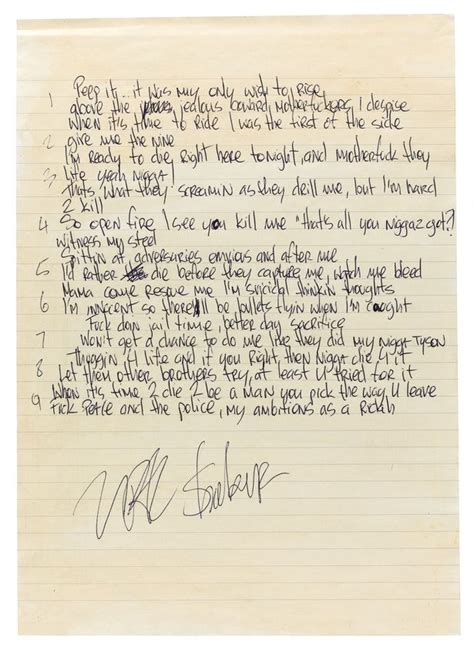 Unreleased Tupac Shakur Music And Hand Written Lyrics To Be Auctioned
