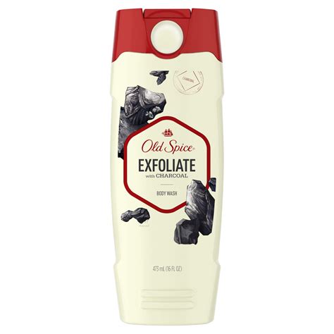 Old Spice Body Wash For Men Exfoliate With Charcoal Scent 16 Oz