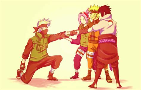 Download Team 7 Of The Naruto Series Wallpaper