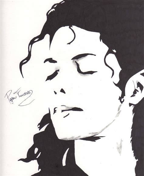 Michael Jackson Stencil By Hisashiwar On Deviantart