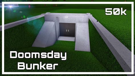 Roblox Bloxburg Doomsday Bunker 50k Youtube