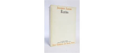 Lacan Ecrits Edition Originale Edition