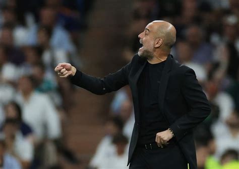 Soccer Guardiola And Treble Chasing Manchester City Face Balancing Act