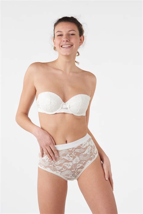 White Strapless Underwired Bra Songe Maison Lejaby