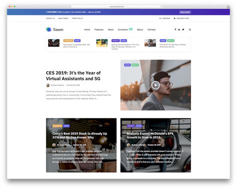 This amazing news magazine theme built with bootstrap4 framework, elementor builder, unique home variations for a perfect news magazine website. Top 53 News Magazine WordPress Themes 2021 - Colorlib