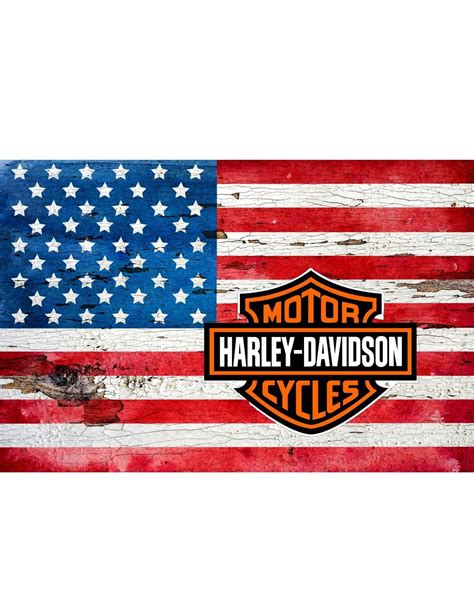American Flag Harley Davidson Svg Png Harley Davidson Svg Png Etsy In