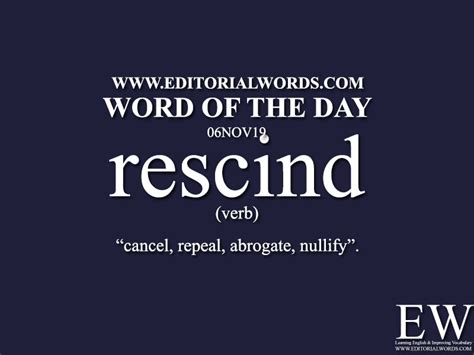 Word Of The Day 06nov19 Editorial Words