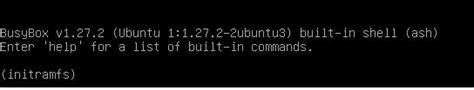 Не загружается Ubuntu Mint Kali с initramfs в BusyBox Windows для