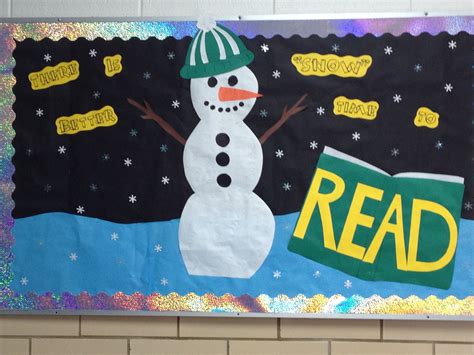 January Library Board Library Boards I School Display Ideas Bulletin