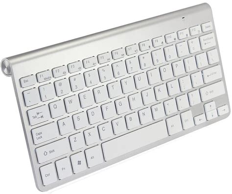 24ghz Wireless Keyboard Nano Usb Receiver Mac Windows Android Silver