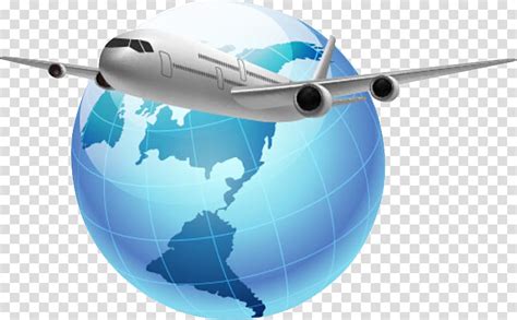 White Airlines And Blue Globe Illustration Globe Airplane World Travel