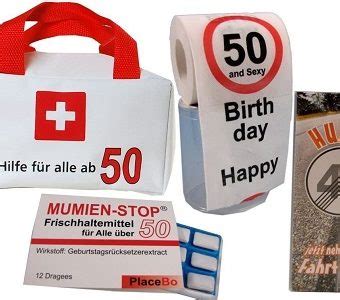 Witzige geburtstagsgeschenke weihnachtsgeschenke und co. Lustige 1. Hilfe Tasche zum 50. Geburtstag | Geschenke Auswahl