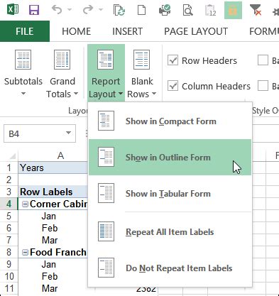How To Change Layout On Pivot Table Brokeasshome Com