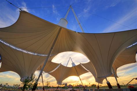 Cable And Membrane Tensile Structure Asu Skysong Innovation Center