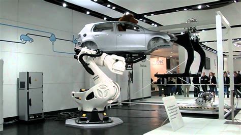 Kuka Vw Robot Automotive Line Demonstration Part 1 Youtube