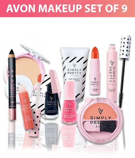 Buy Avon Simply Pretty Complete Makeup Kit Set Of 9 Online ₹1700 From