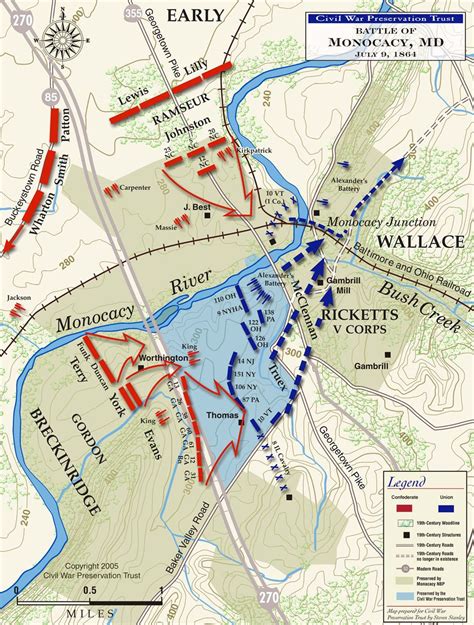 The Battle Of Monocacy July 9 1864 Civil War History Civil War