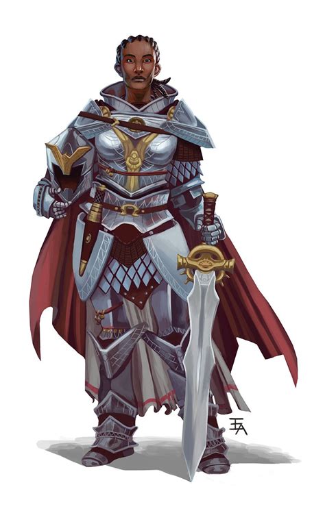 Fantasy Concept Art Female Knight Dungeons And Dragons Characters