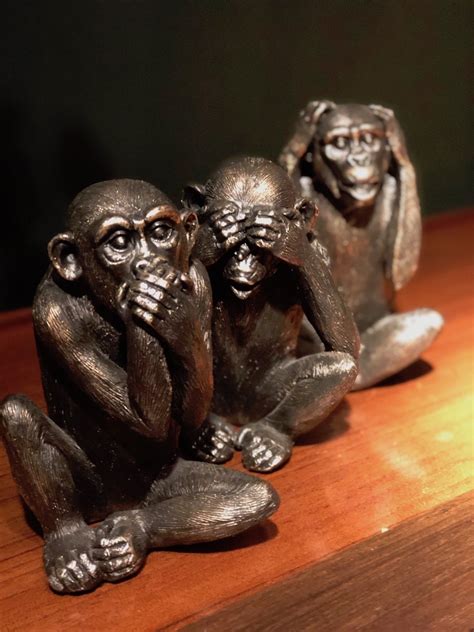 3 Wise Monkeys Objects And Ornaments Avoir Interiors