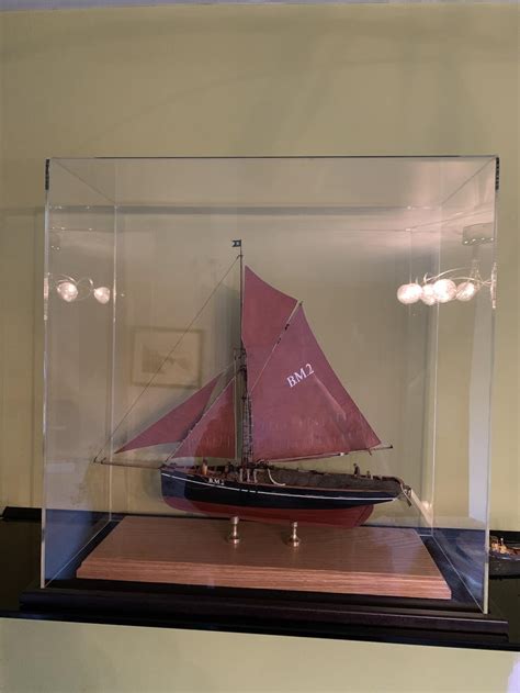 Model Ship Acrylic Display Case Made To Your Sizes Choice Of Base
