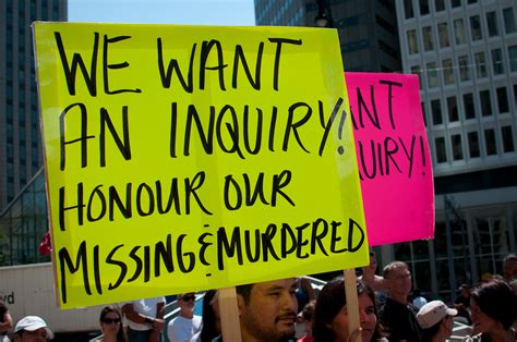 the question of missing and murdered aboriginal women political science discussions