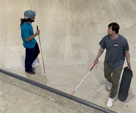 Blind And Adaptive Skaters Take Over A Skate Park For The Weekend A
