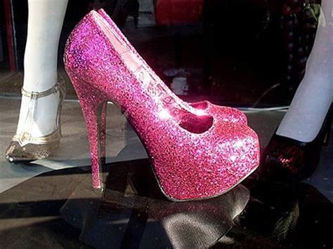 Cute Glitter Heels Pink Pumps Image 287384 On