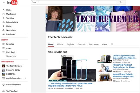 Tech Reviewer Youtube Tech Reviewer