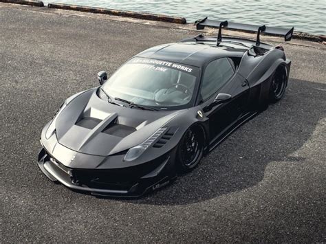 Lb works ferrari 458 body kit includes: Carbon Liberty Walk Ferrari 458