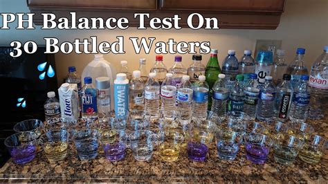 Ph Balance Test On 30 Different Waters Bottled Water Ph Level Test