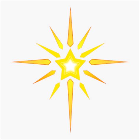 Transparent Nativity Star Png Religious Christmas Star Clipart Png