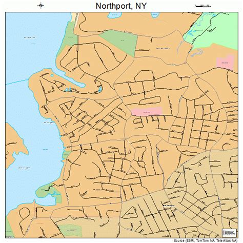 Northport New York Street Map 3653396