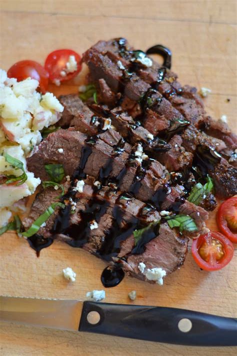 Once the timer goes off, let the pot npr (natural pressure how long does it take for flank steak to cook? Grilled Flank Steak with Balsamic Glaze | Female Foodie