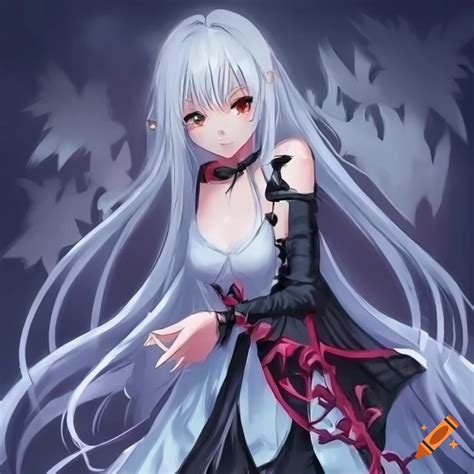 Image Of An Elegant Anime Vampire Girl
