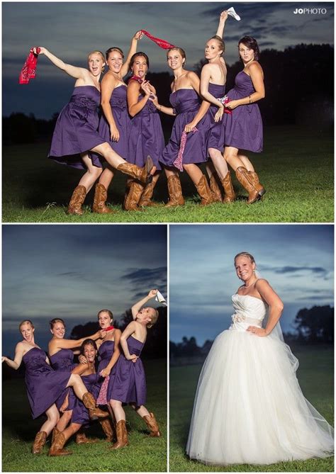 Purple Styrapless Short Country Western Bridesmaid Dresses With Boots In Western