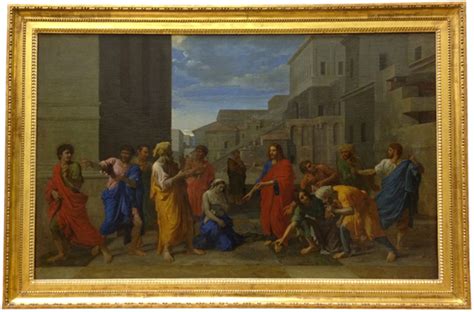 Christ And The Adulteress Painted For Le Nôtre 1653