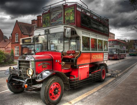 Old London Bus Restored London Bus From Ww1 Era Chester Lee