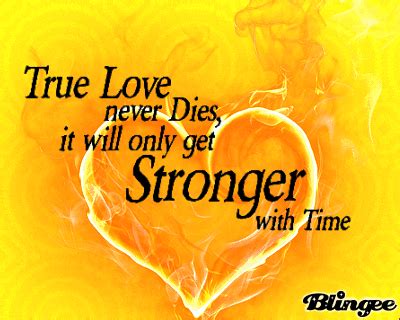 If one partner gets lost in the other's needs, wants, necessities, that partner is not whole anymore; true love never dies Picture #129592887 | Blingee.com