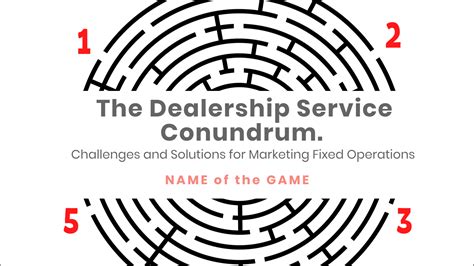 Dealership Service Conundrum Challenges and Solutions in Fixed Operations