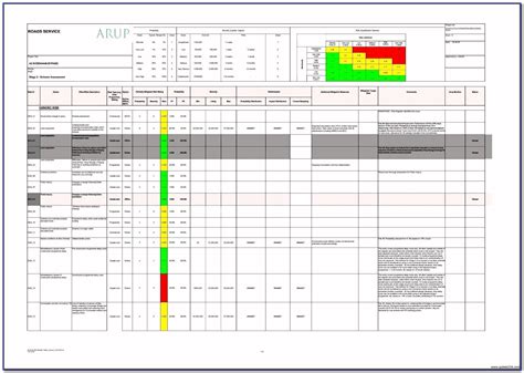 Risk Assessment Table Template