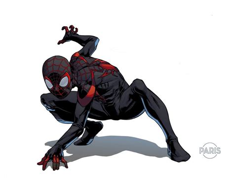 Miles Morales Spiderman Art Ultimate Spiderman Spiderman